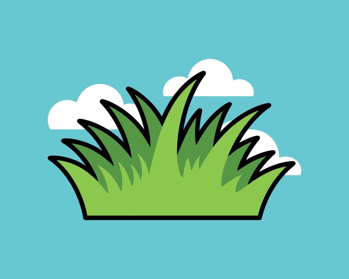 Stylized black grass shapes for use in gardening graphics, eco-friendly art, landscape visuals, rural backgrounds, and nature-themed design vector