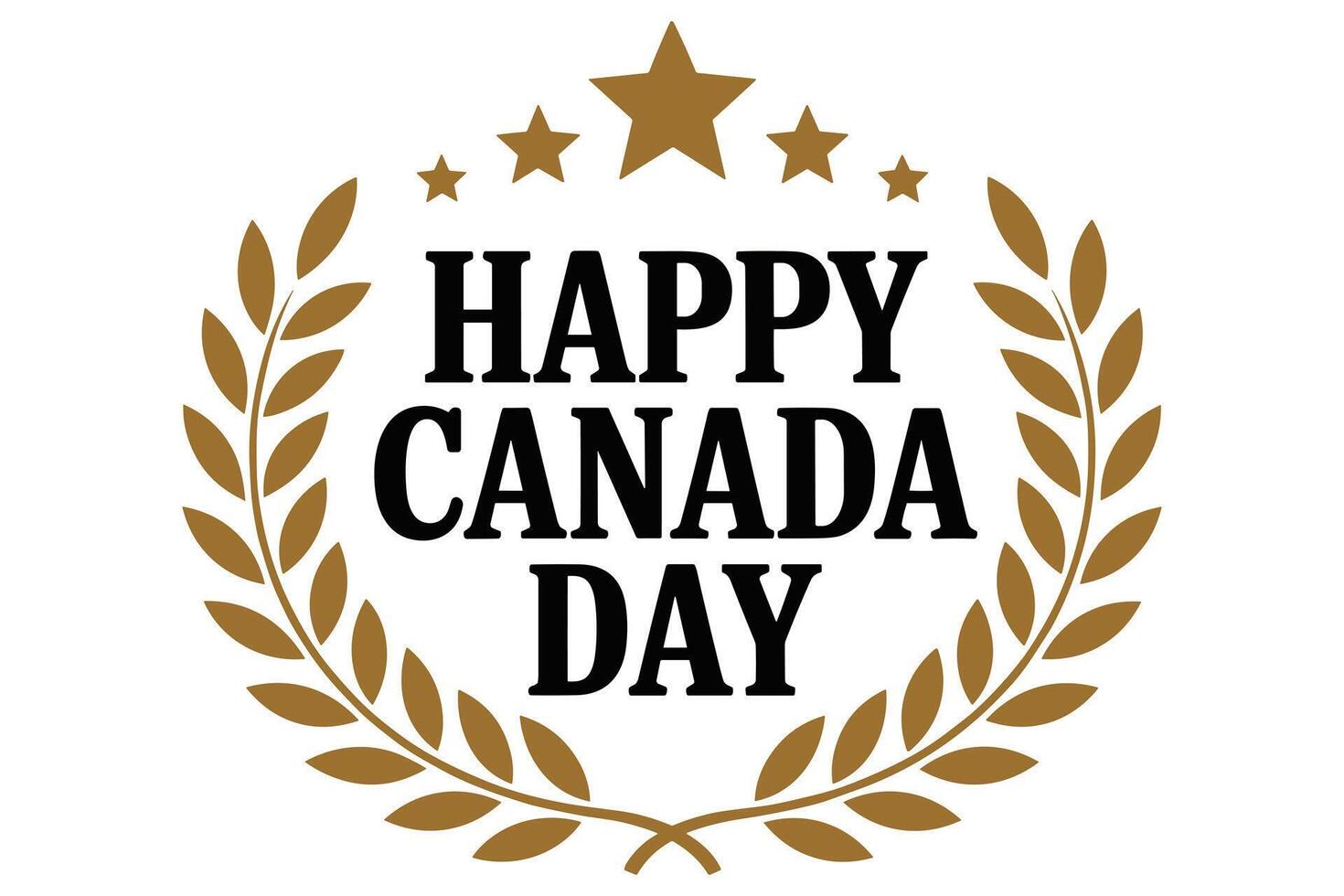 Hphic Designappy Canada Day Gra vector