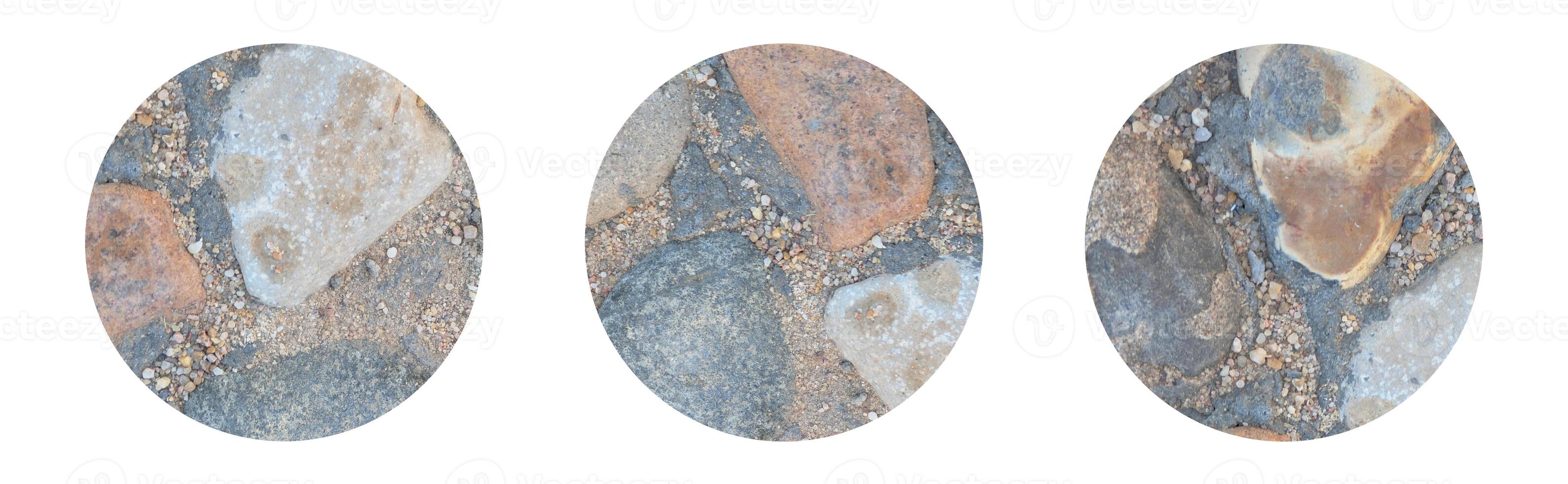 Full frame Nature background of old gray road stone pavement, close up organic shapes of stone texture for wall, abstract photo for interior or exterior design of large cobblestones, abstract backdrop