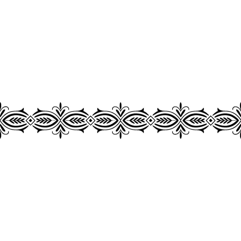 Elegant Floral Border on Gradient Background vector