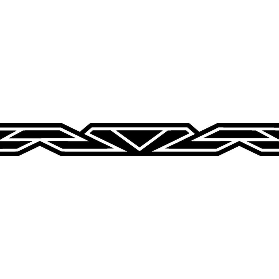 Geometric Border Black and White, Minimalist vector
