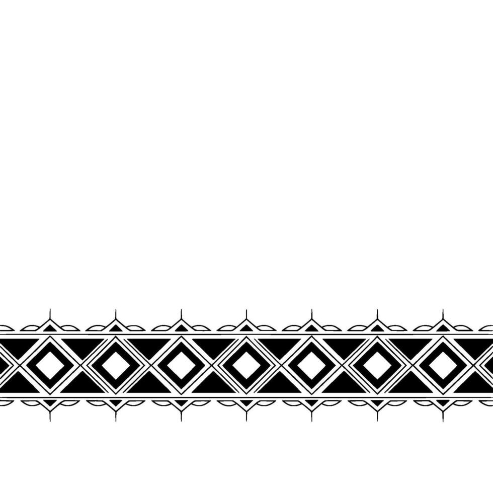 Minimalist Geometric Pattern Border on Gradient Background Illustration vector