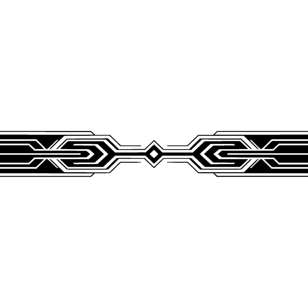 Minimalist Techinspired Divider Geometric Black Lines on Gradient Background vector