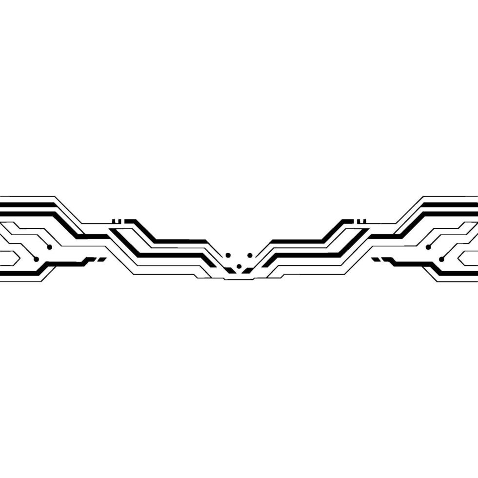 Modern Circuit Board Pattern on Gray Background vector