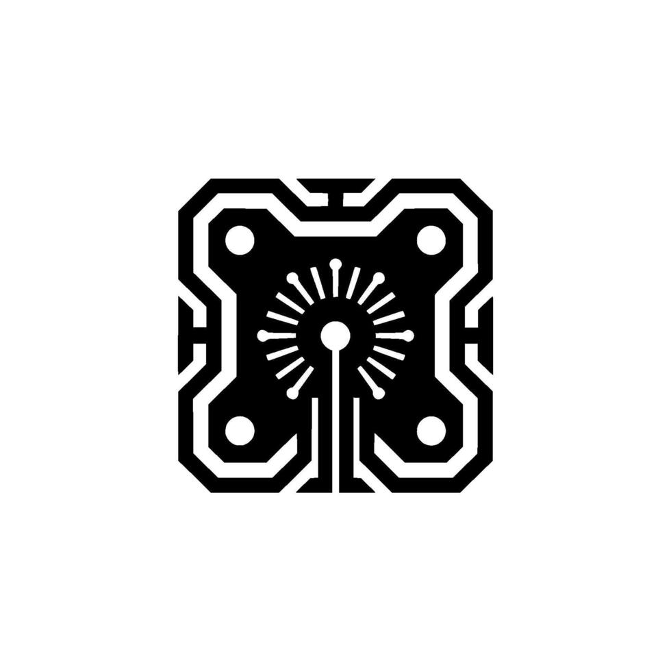 Abstract Circuitry Tech, Data, Modern Concept vector