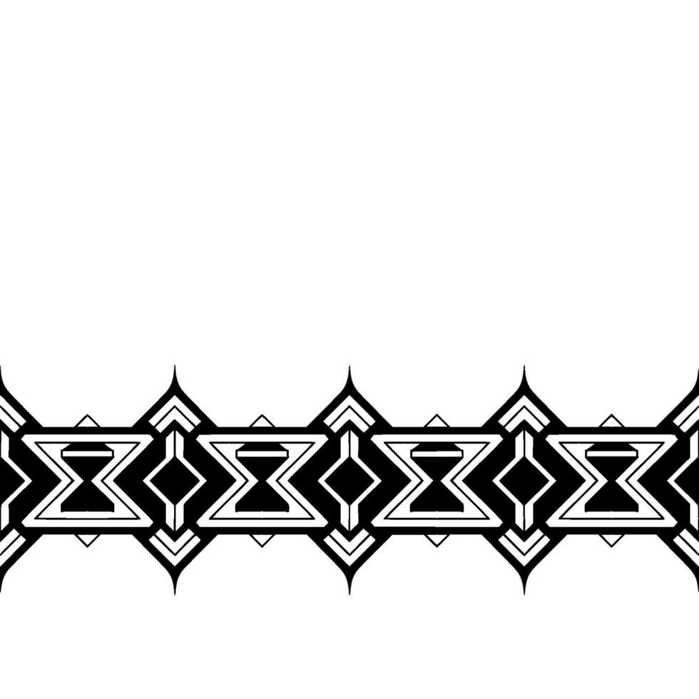 Art Deco Geometric Border Pattern on Light Grey Background vector