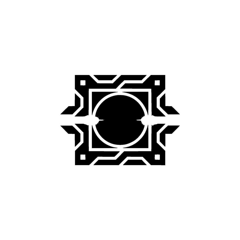 Geometric Black White With Futuristic Flair and Light Effect vector