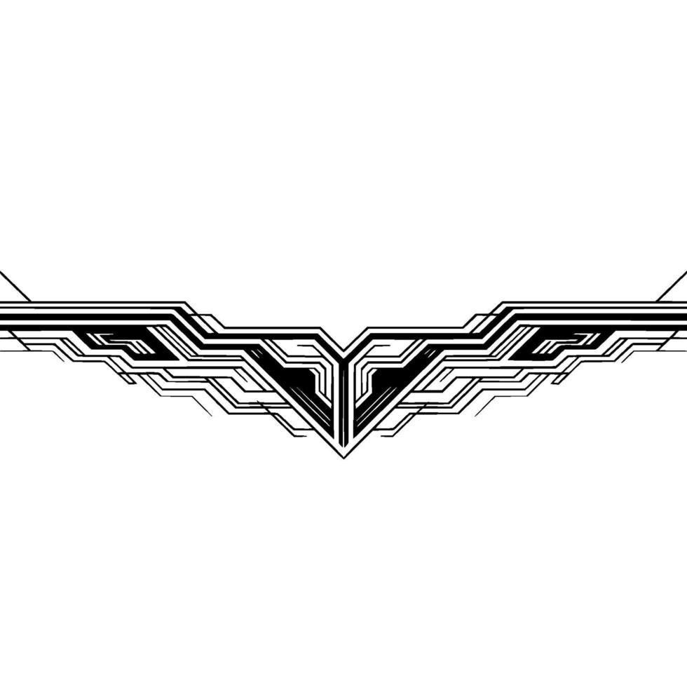 Futuristic Circuitry Element on Gradient Background vector