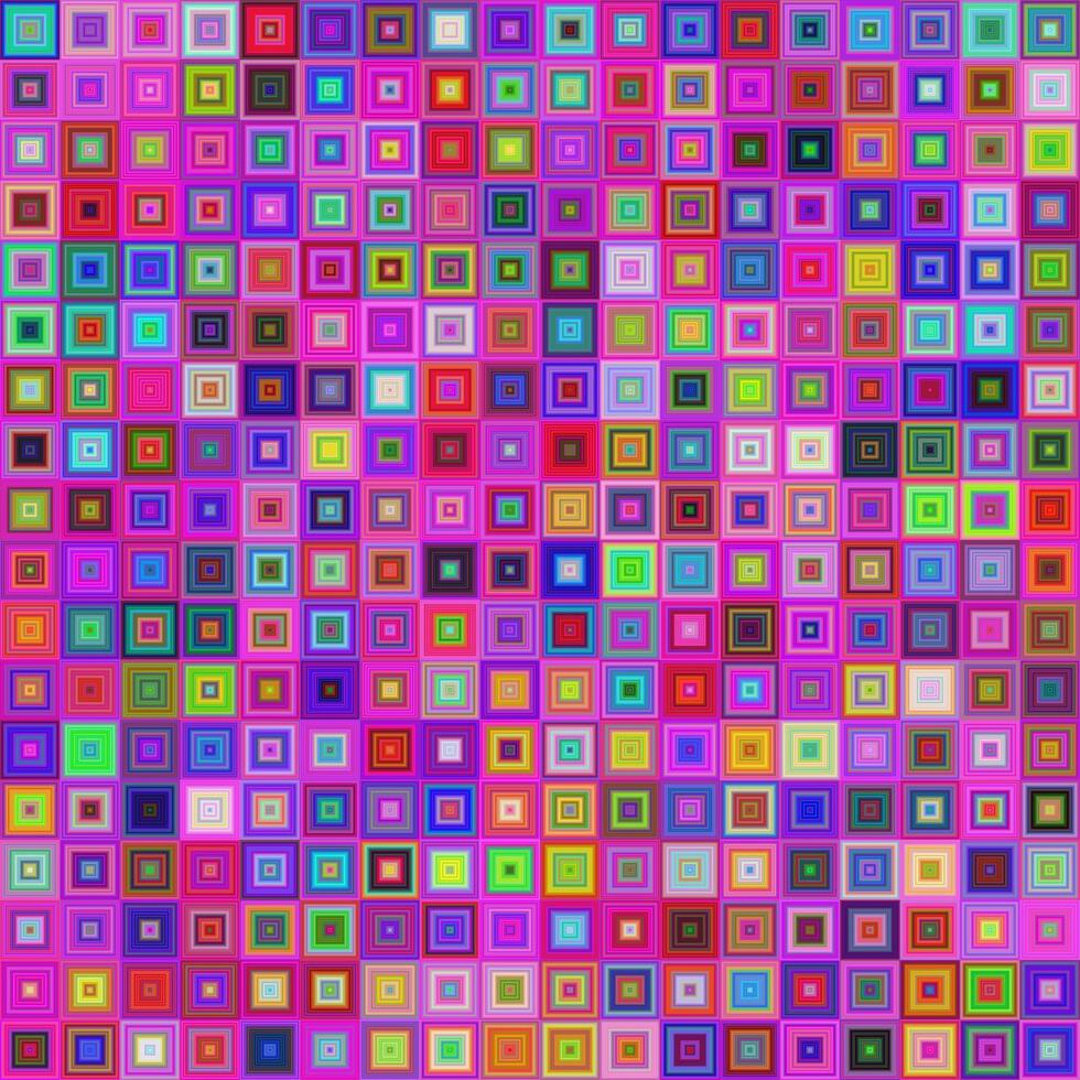 Colorful square tile mosaic background design vector