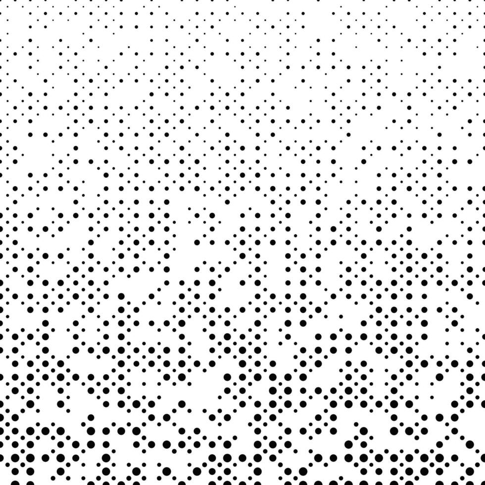 Repeating abstract geometrical black and white dot pattern background vector