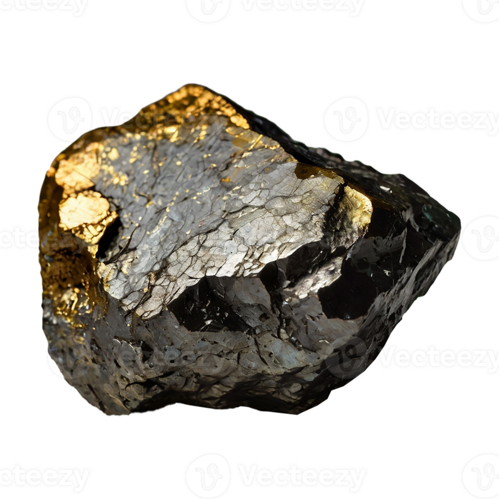 Raw Uranium Ore Nugget in Realistic Detail png