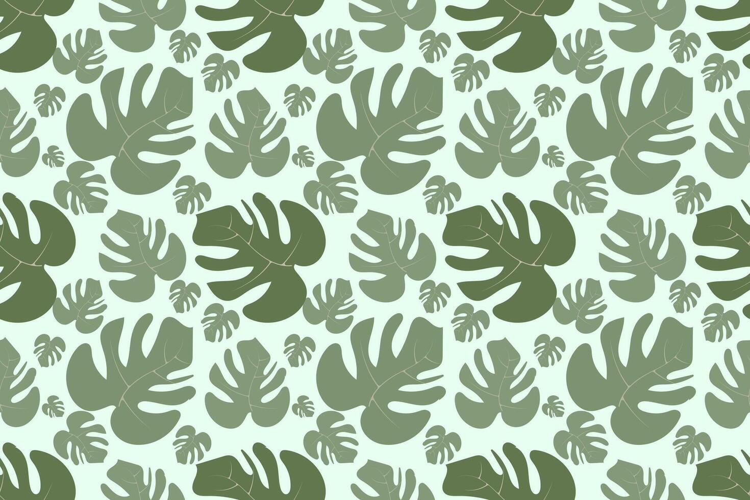 Exotic palm leaf pattern that repeats seamlessly in , perfect for vintage-style tropical backgrounds and botanical illustrations vector