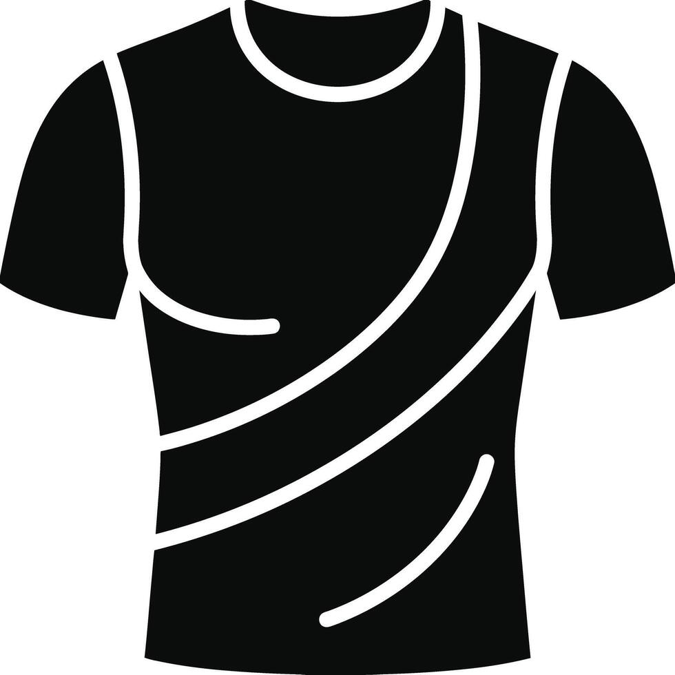 Simple graphic of a short sleeve shirt design vector