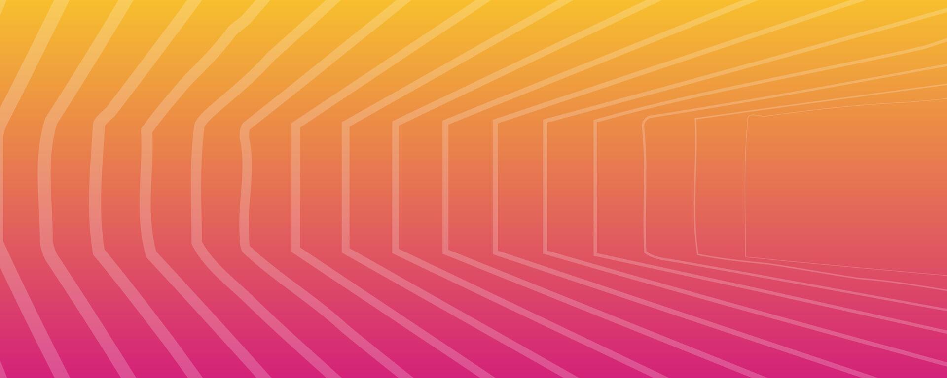 Modern orange and pink gradient backgrounds with lines. Header banner. Bright geometric abstract presentation backdrops. illustration vector