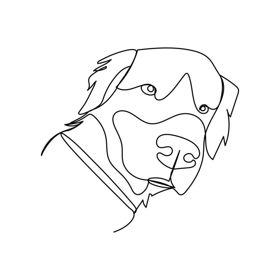 international dog day line art of illustration background for a pet day vector