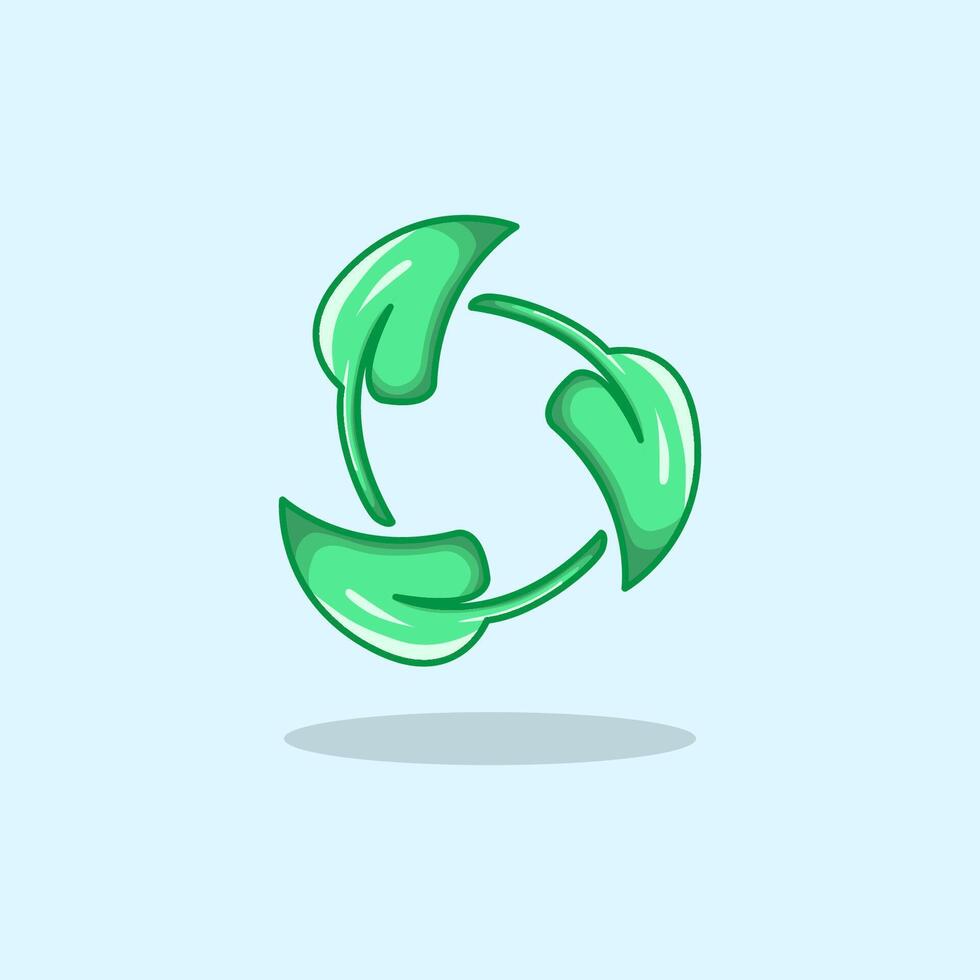 zero waste icon illustration for green living campaigns environmental design zero waste education and earth care Editable and scalable for digital or print media vector