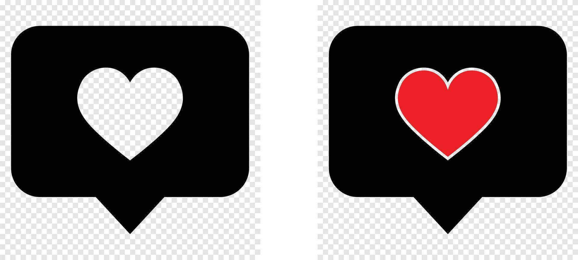 Hearts icon, romantic illustrations and design elements. vector