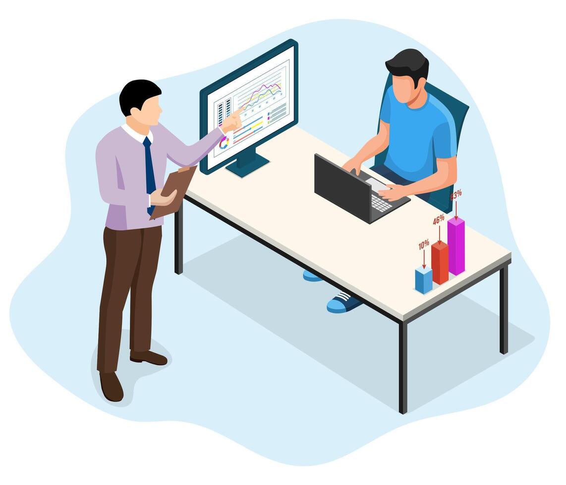Business Financial Advisor drives business investment planning by analyzing financial data and reports. They work with data teams to optimize financial performance and ensure business prosperity. vector