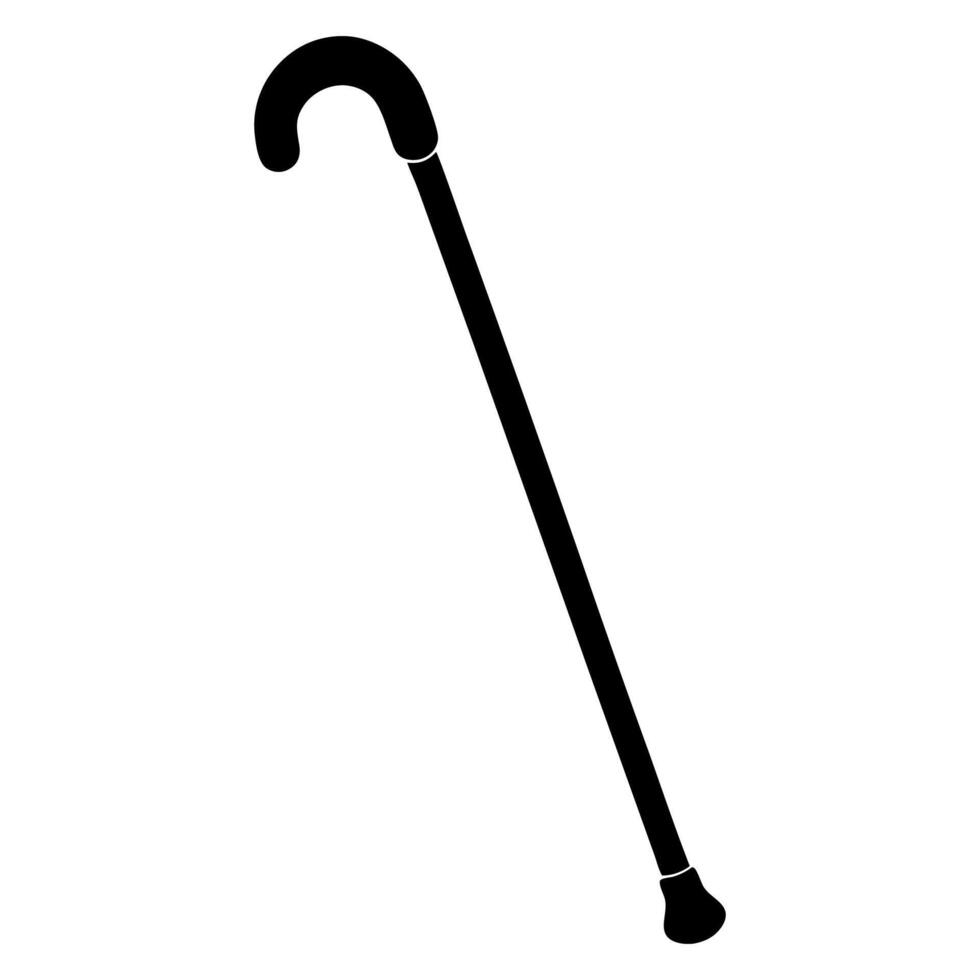 Walking cane icon design isolated on white background vector