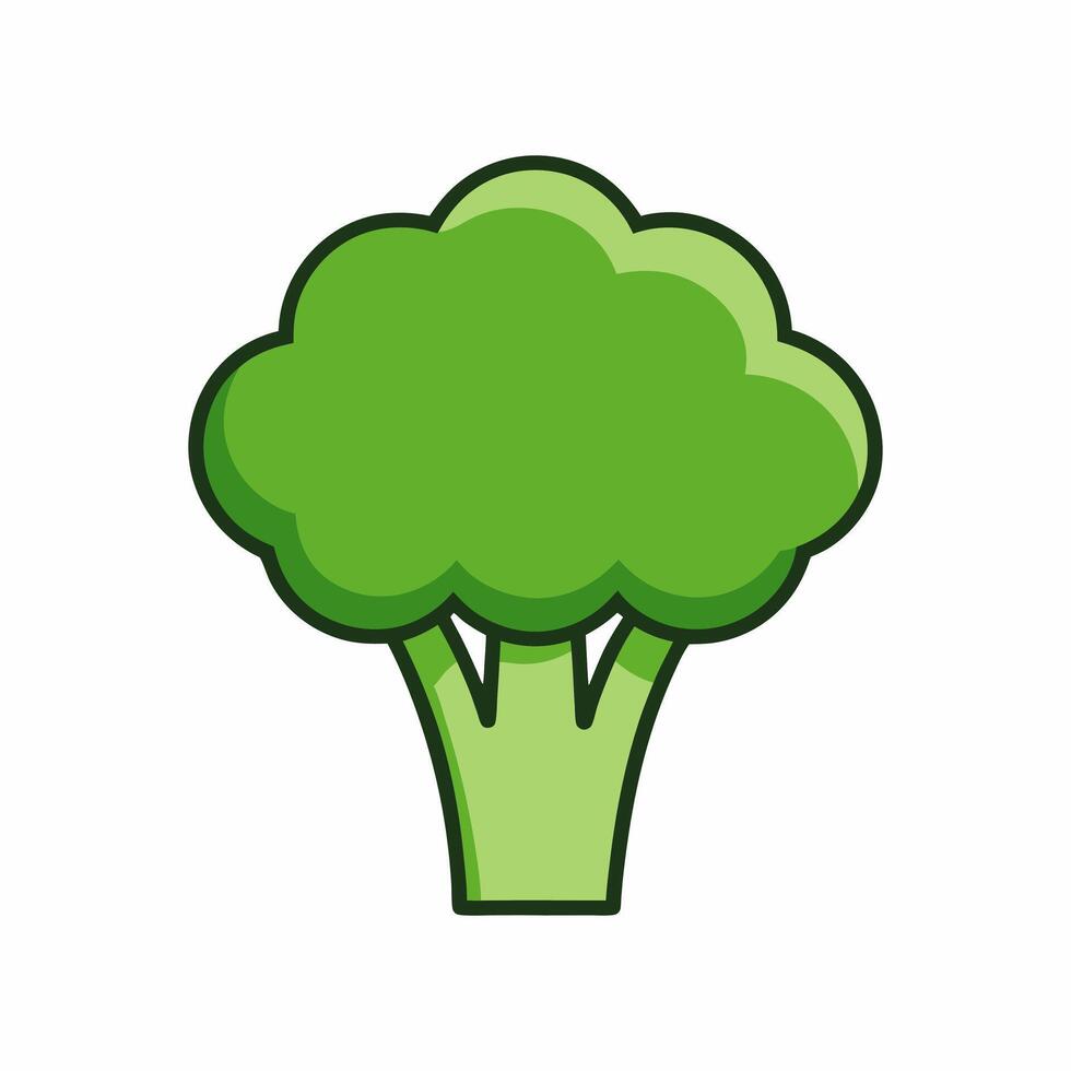Broccoli graphic design isolated on white background vector