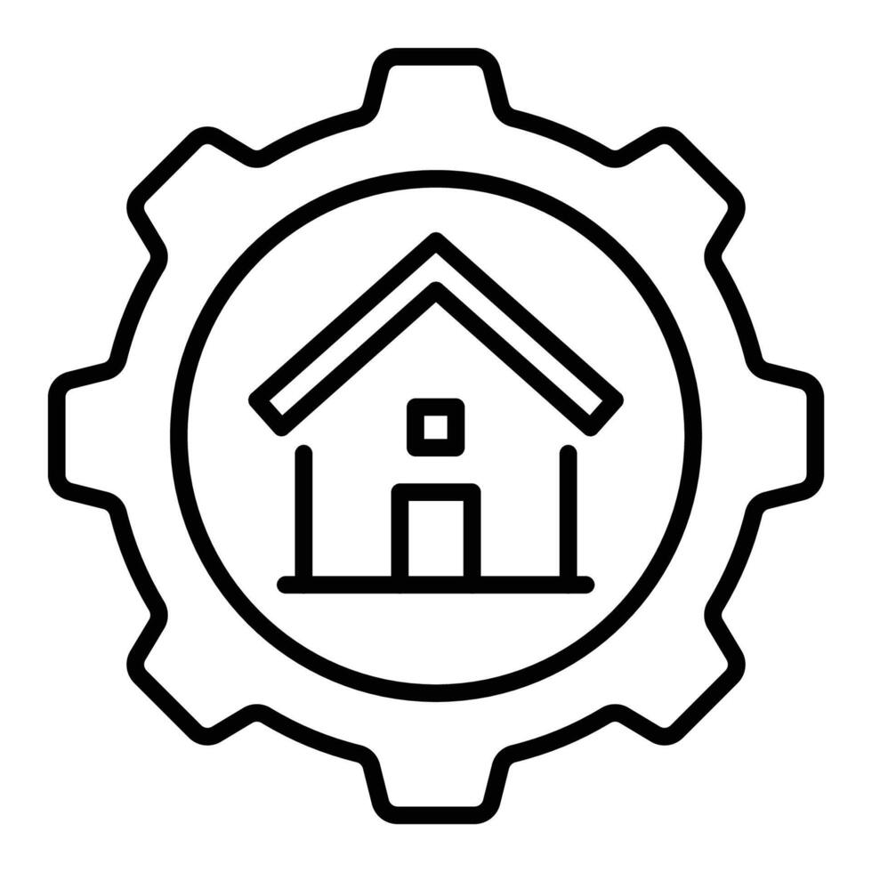 Property management conceptual icon vector