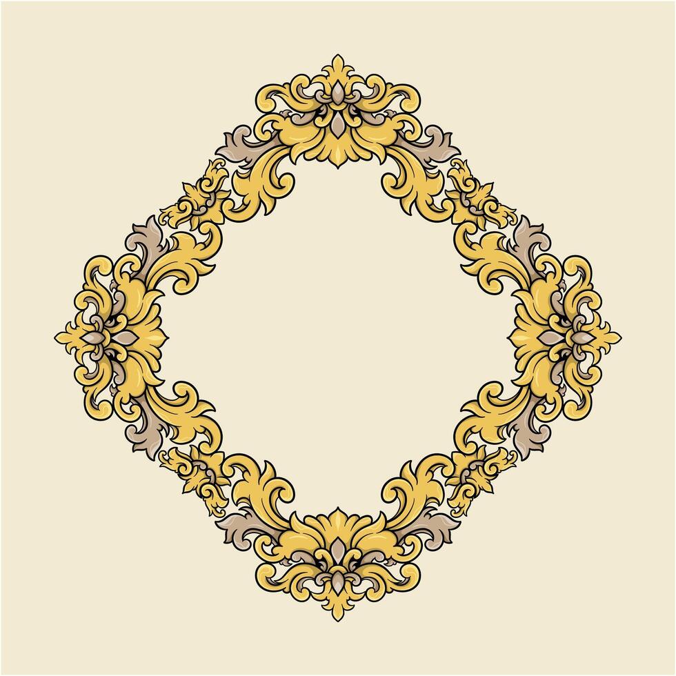 Ornamental Frame Design vector