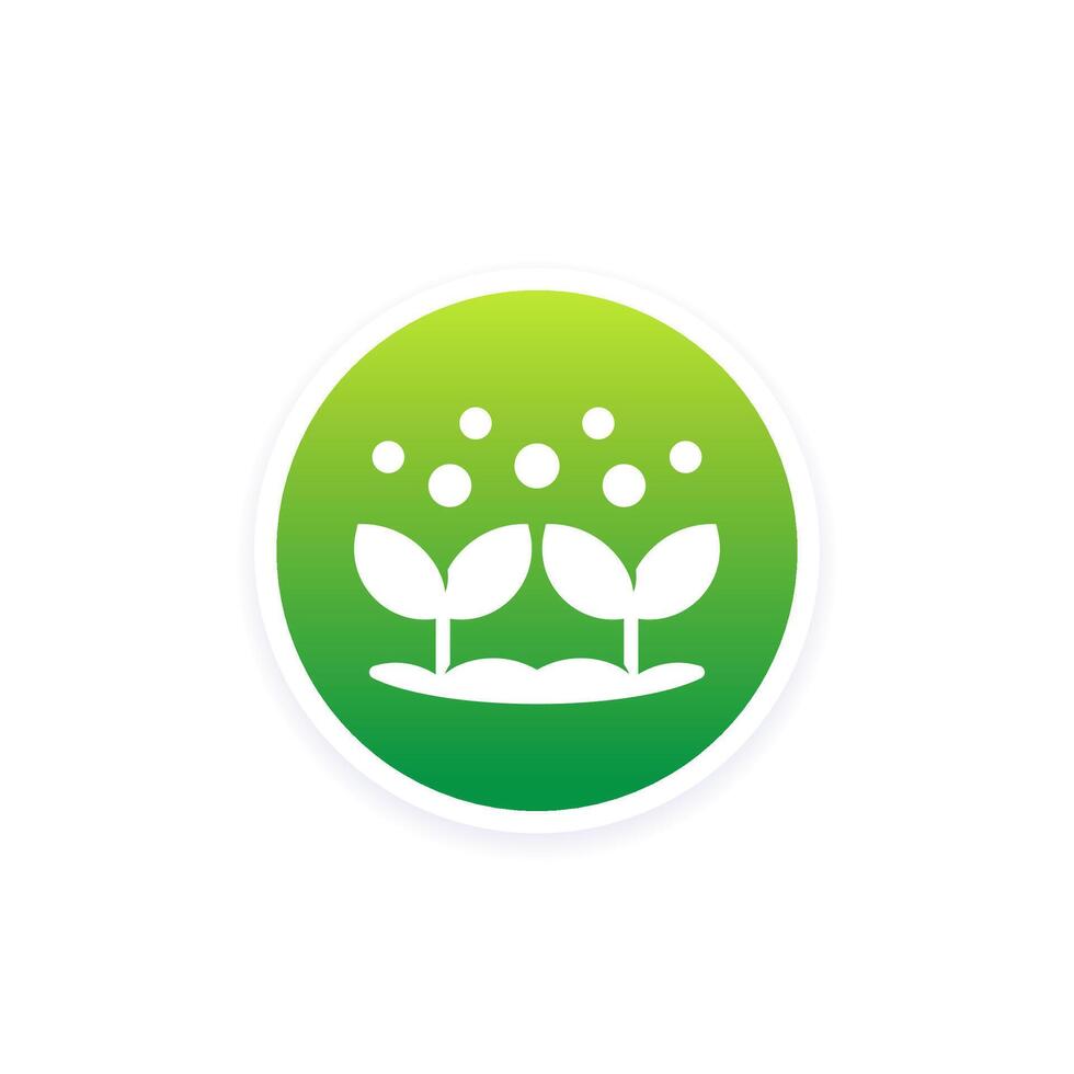fertilizer icon, agriculture and farming design vector