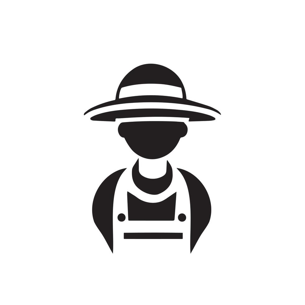 Farmer Icon for Agriculture, Farming Projects vector