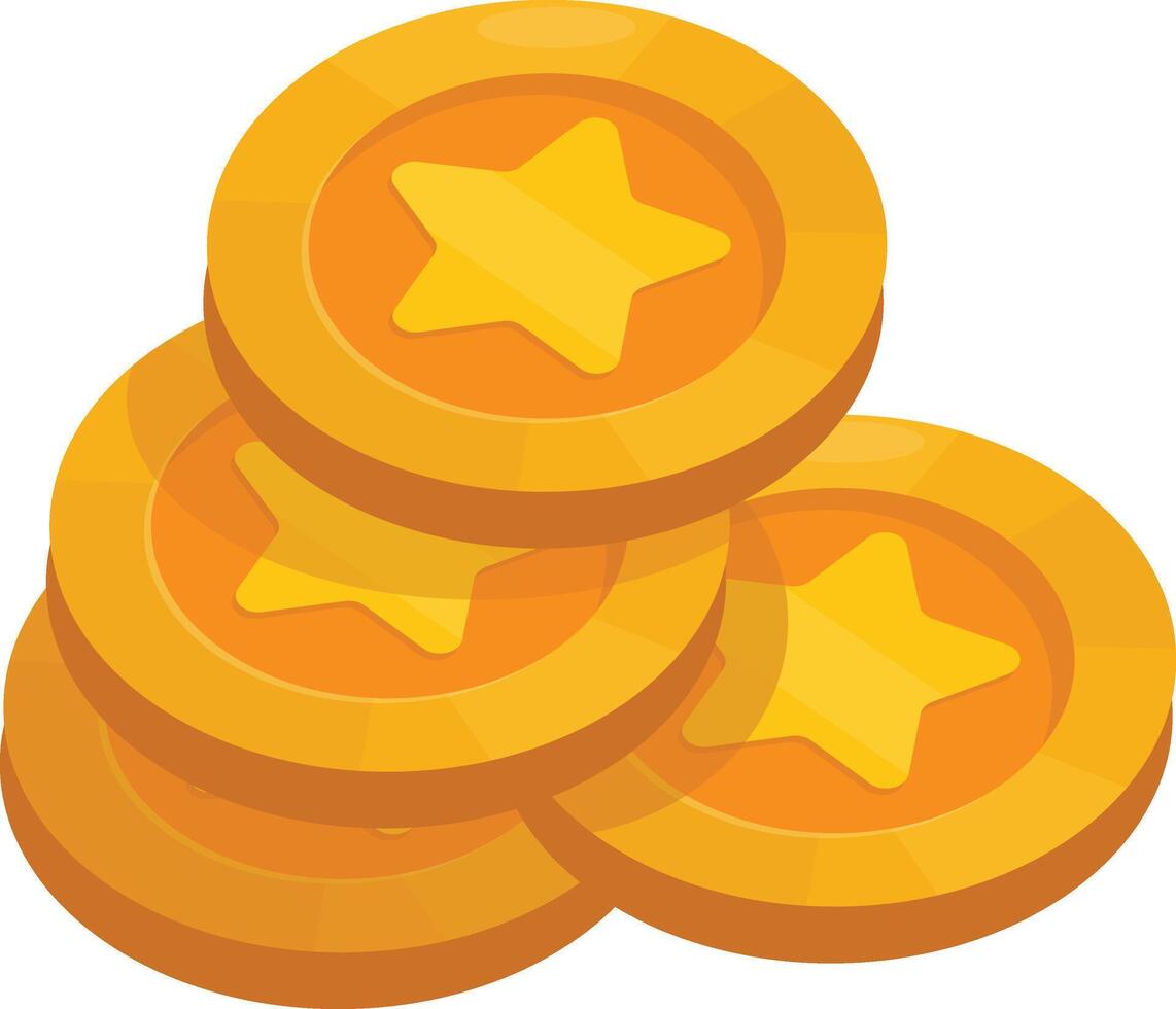 Stack of Gold Coins vector