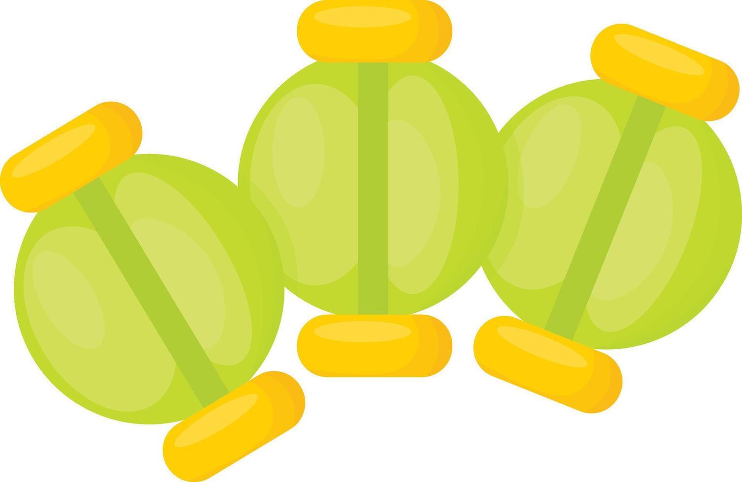 Green Beaded Bracelet vector