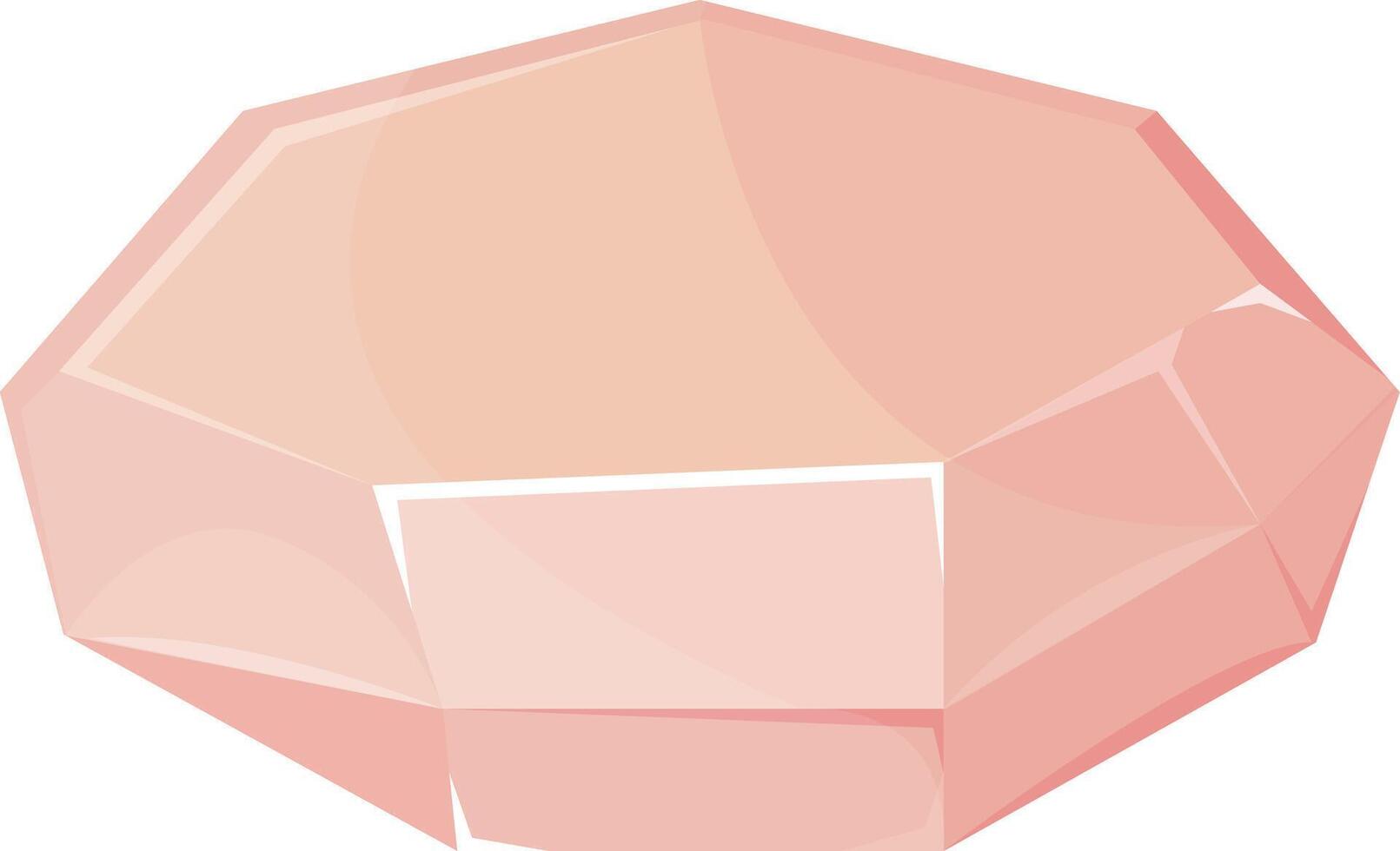Pink Precious Gem vector