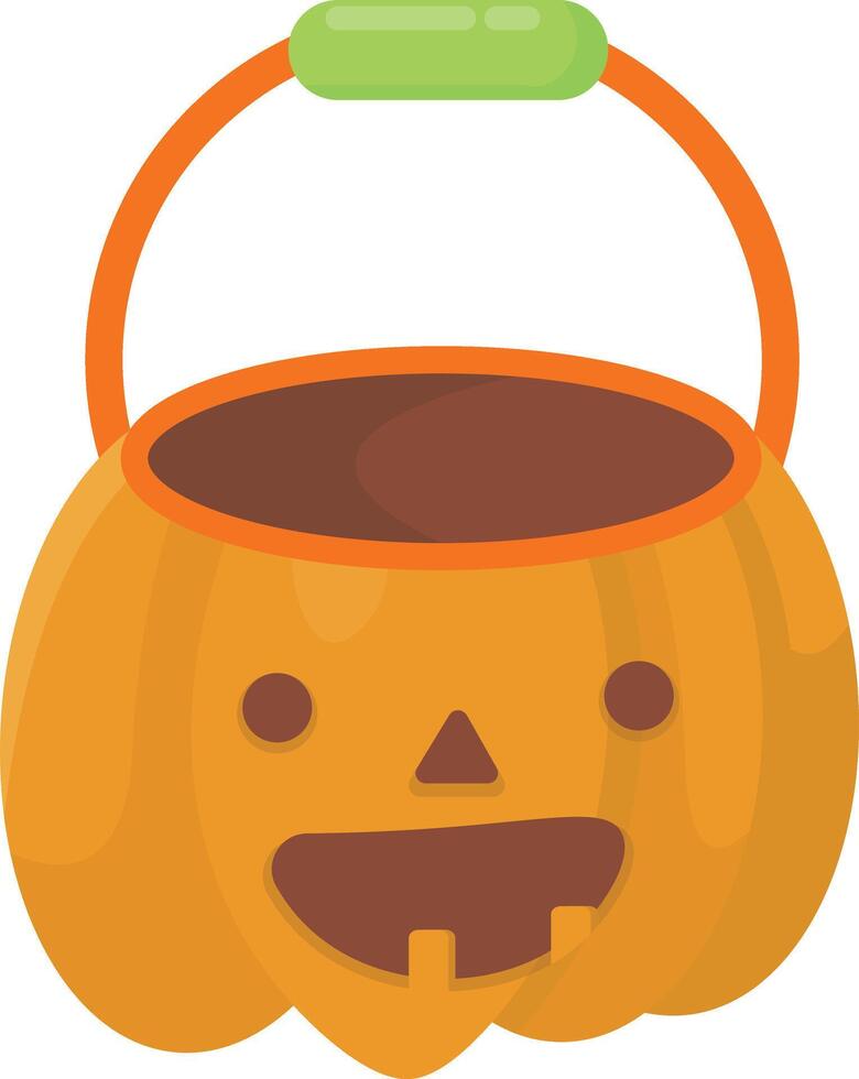 Jack o' Lantern Bucket vector