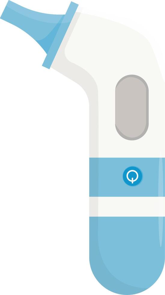 Blue Digital Thermometer vector
