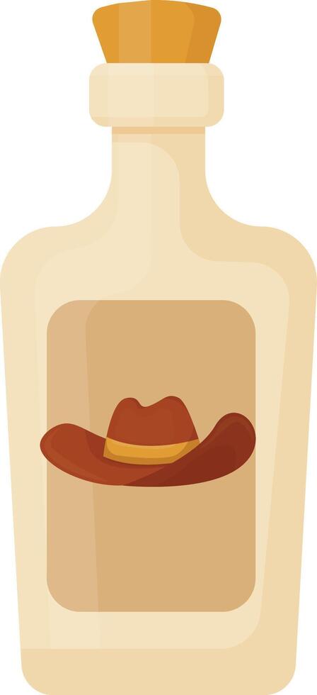 Whiskey Bottle Flask vector
