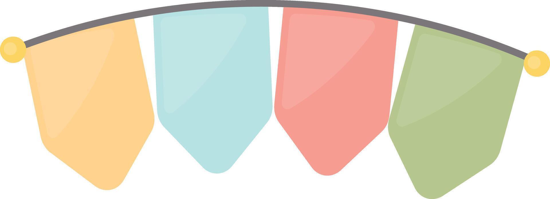Colorful Bunting Flags vector