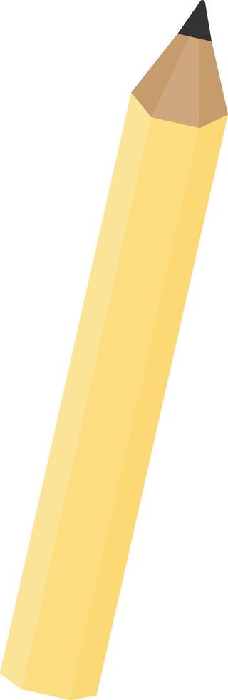 Simple Wooden Pencil vector