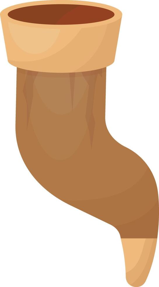 Brown Drinking Horn vector