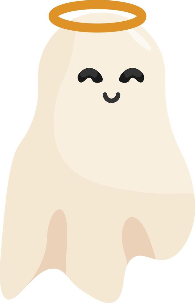 Angelic Smiling Ghost vector