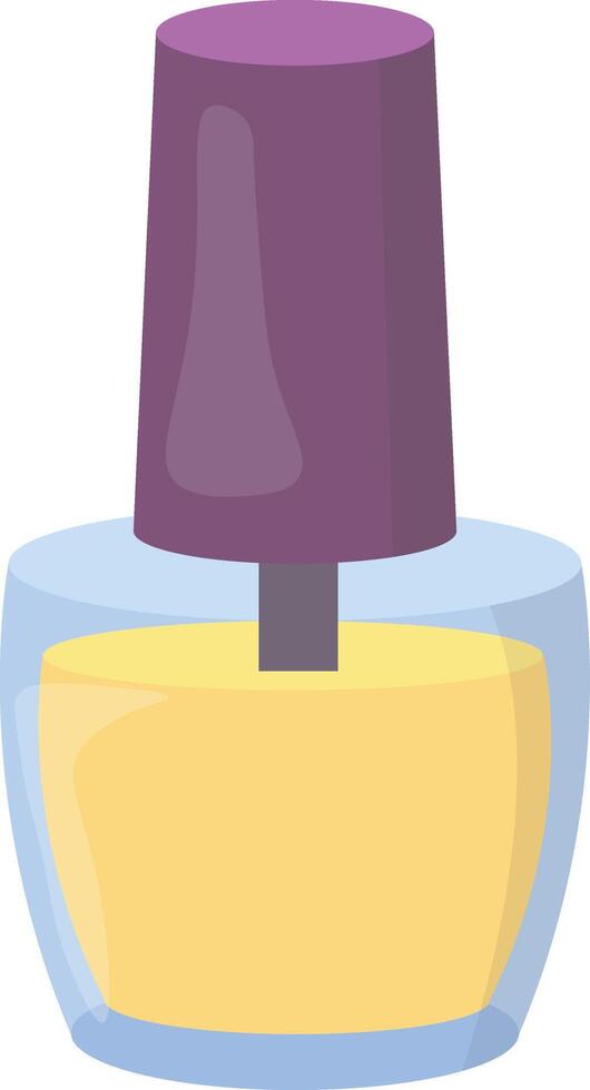 Yellow Nail Polish vector