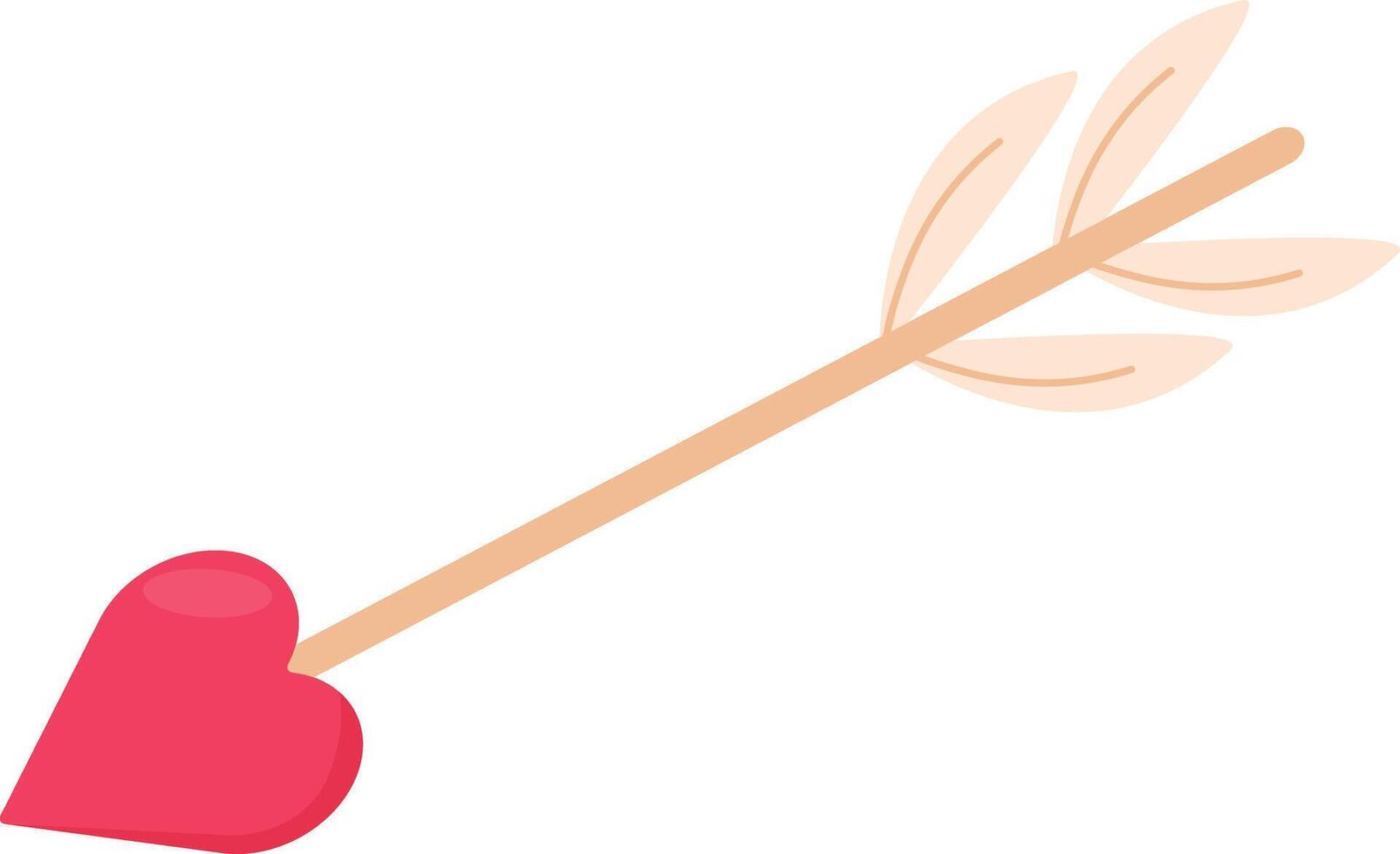 Arrow with Heart vector