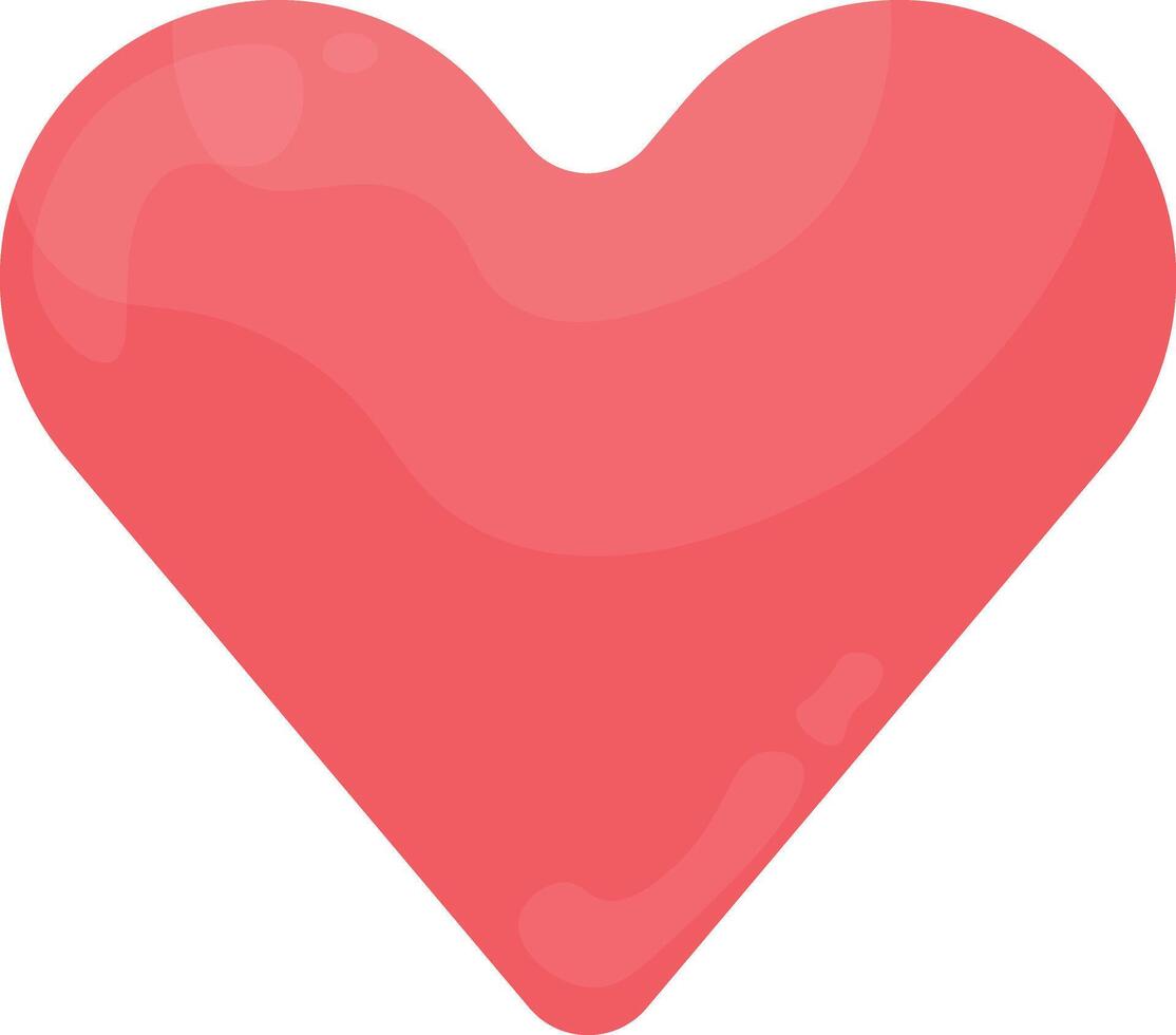 Large Red Heart vector
