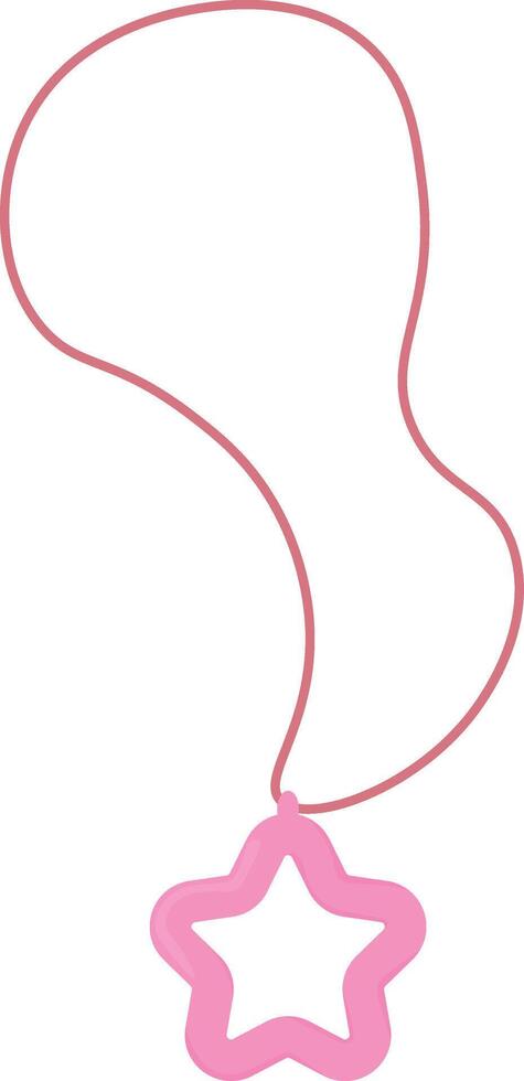 Star Pendant Necklace vector