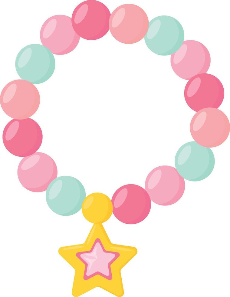 Star Charm Bracelet vector