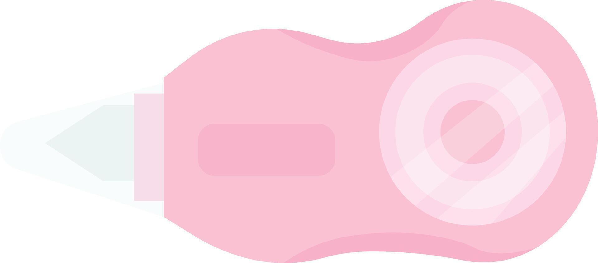 Pastel Pink Correction Tape vector