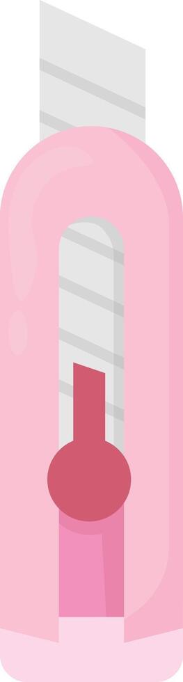 Pink Utility Knife vector