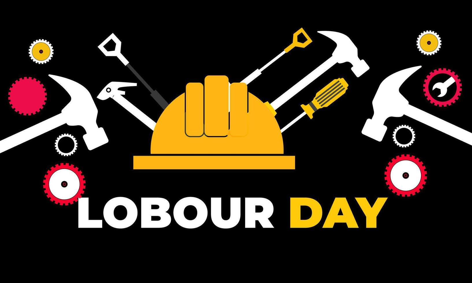 Labor Day Sale Banner Template vector