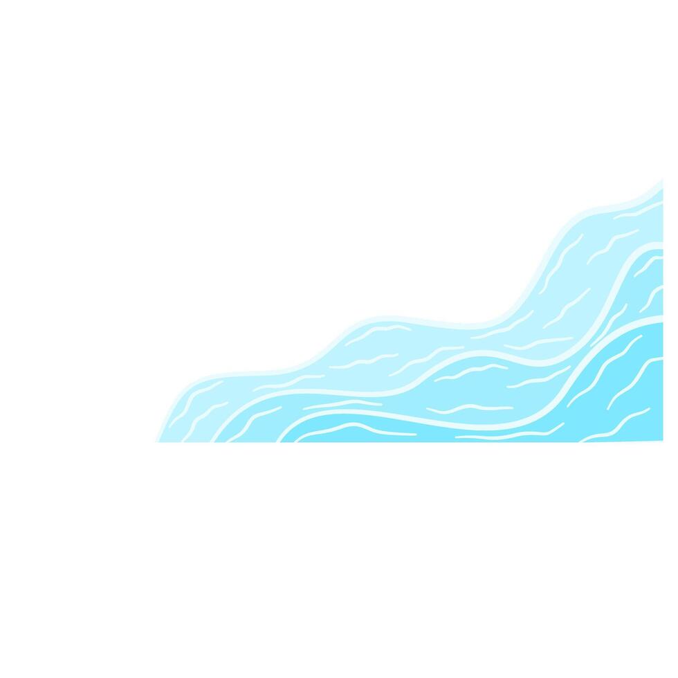 Summer beach corner vector