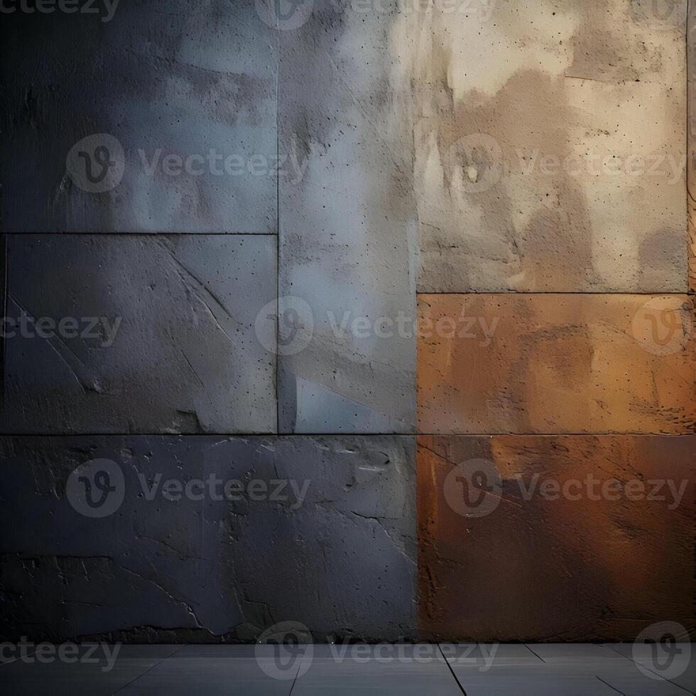 Dark Gray and Brown Concrete Wall Texture Background photo