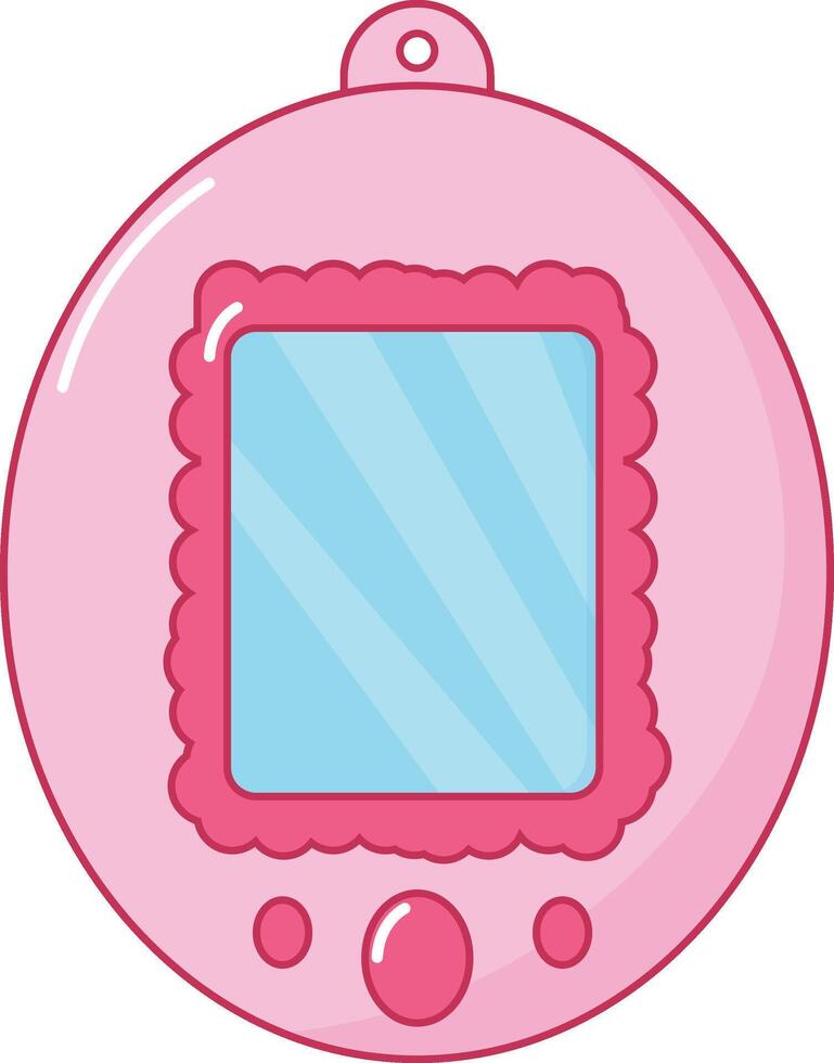 Pink Digital Pet vector