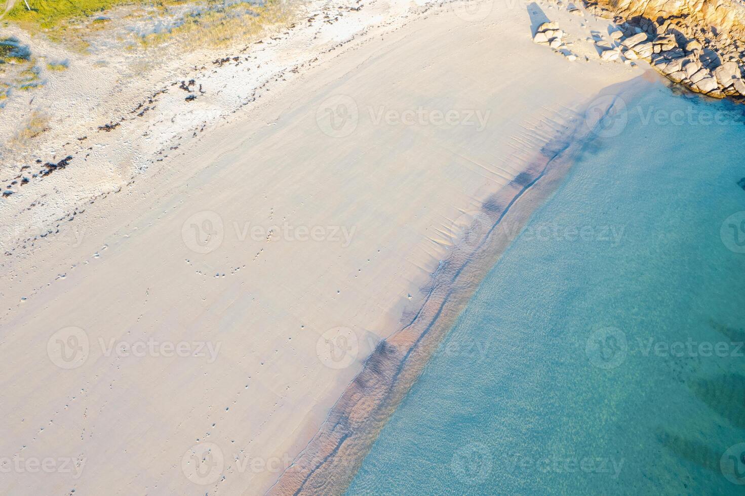 serene tropical beach aerial view, perfect for relaxation concepts. Drone view, summer background concept photo